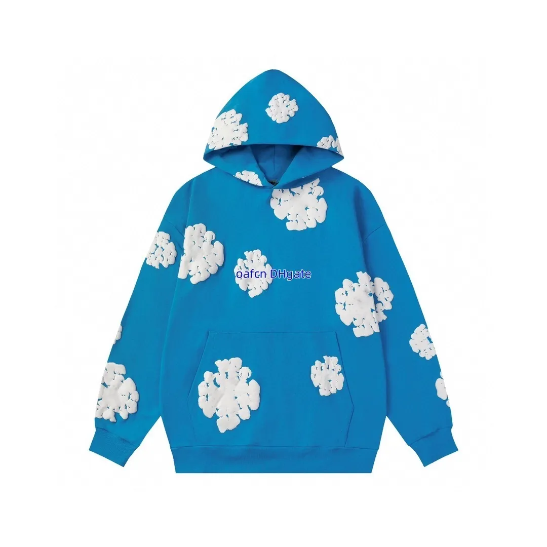 まき◡̈COGTHEBIGSMOKE|WIDE SWEAT HOODY Maiyifu-GJ Men's Solid Loose Fit Pullover Hoodies Casual