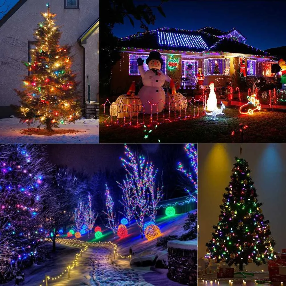 Luces De Cuerda De Navidad LED Al Aire Libre 10 M 20 M Alambre De Cobre Luces  De Hadas Impermeables Para Jardín, Decoración De La Fiesta De Los Árboles De  12,8 € | DHgate, image size:1000x1000