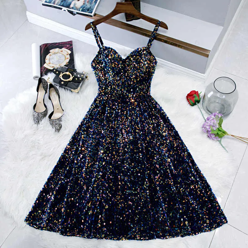 Short Sparkly Prom Dresses Knee Length Party Dress With Lace Up Back And  Sparkling Details For Evening Events From Lpdqlstudio, $82.33 | DHgate.Com