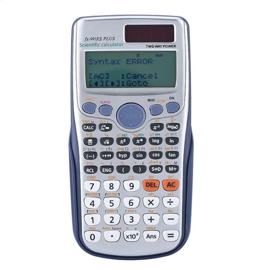 wholesale FX991ESPLUS Original Science Calculator 417 Function Student Computer School Office Power Graphics Financial Supplies 240906