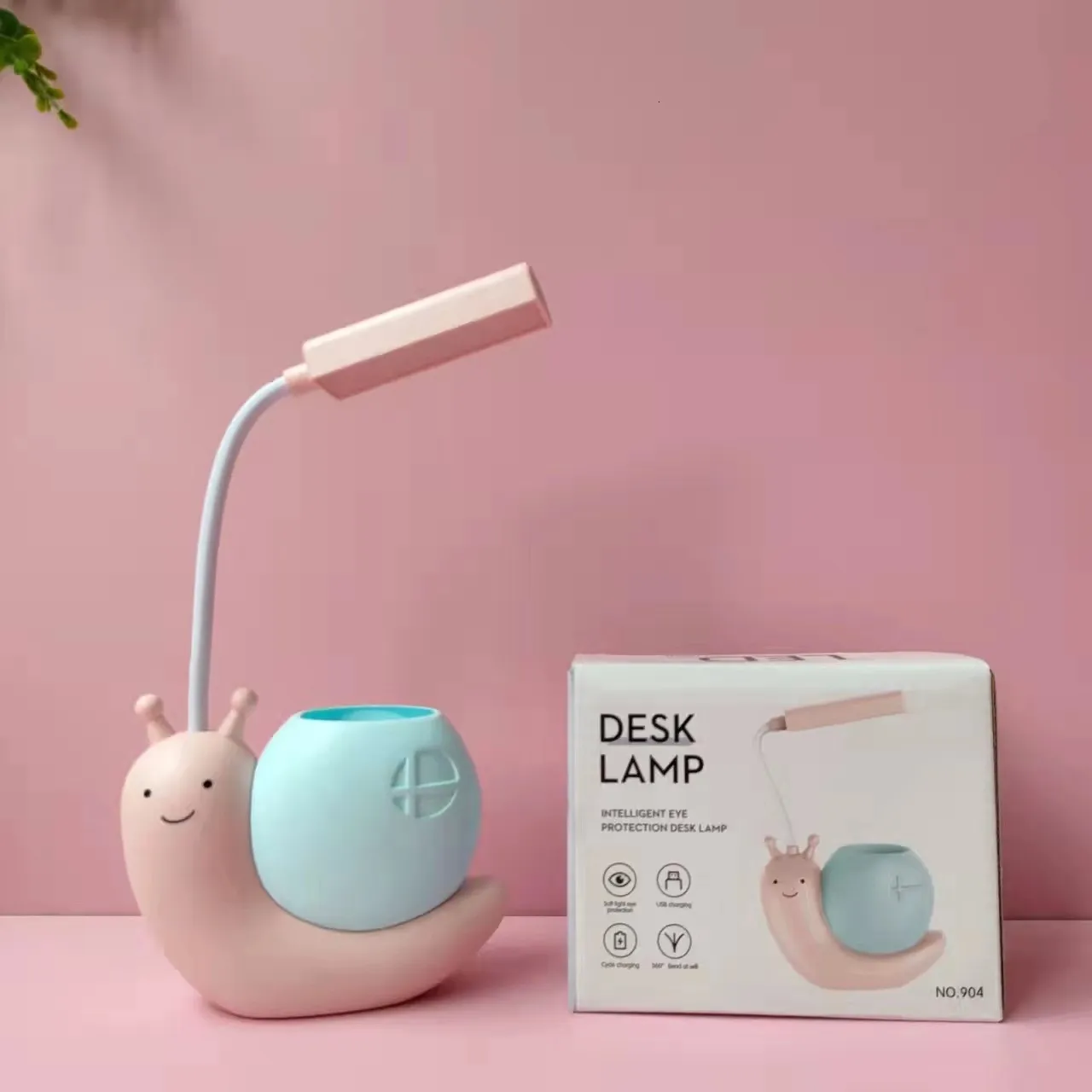 Rechargeable LED Table Lamp: Foldable Book Lamp, USB Powered, Eye Protection, Perfect for Study & Dormitory - Shop Now!- Picture 6 Of 8