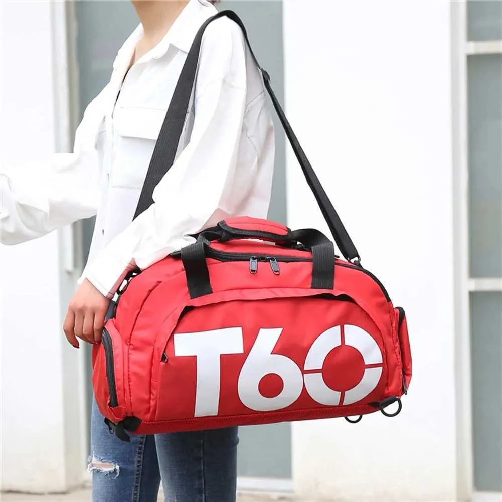 Large Capacity Waterproof Sport Bag - Dry & Wet Compartment, Mens Gym ...
