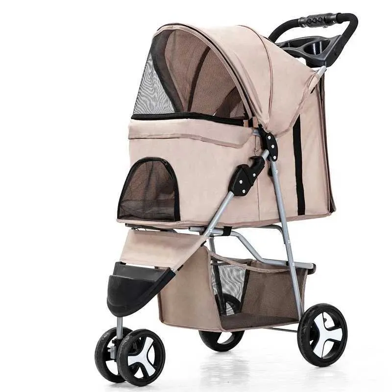 Lightweight Dog Stroller Pet Stroller Detachable Baby Stroller Dog Cart