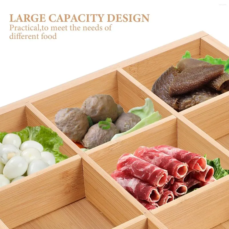 Bamboo divided plate 2025