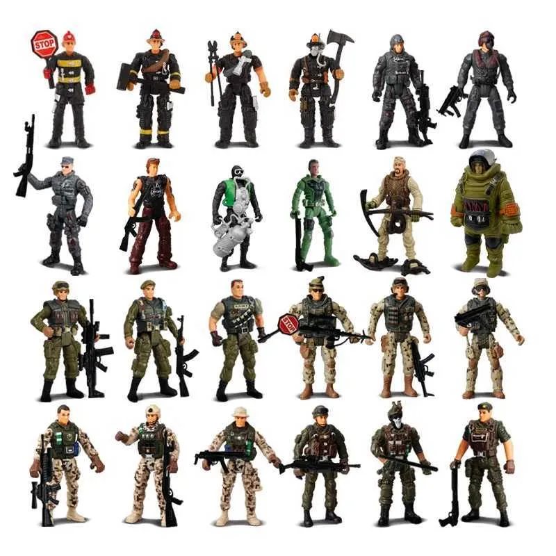 Army Figures Toys 4 Inch Special Forces Action Figures