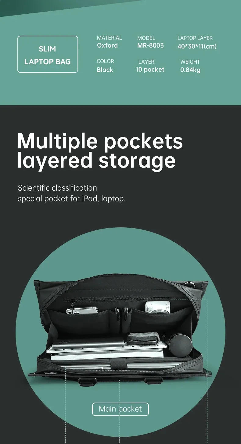 Premium Leather Crossbody Computer Bag: Secure, Stylish, & Spacious ...