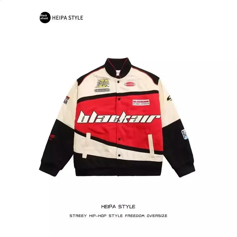 Men's American Style Street Racing Jacket, Thin Separate Acetate ...