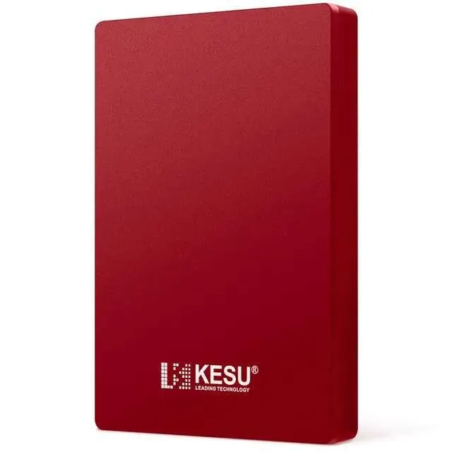 KESU HDD 2.5 Inch Portable External Hard Drive 250GB 320GB 500GB 1TB USB3.0 Storage Compatible for PC Desktop Book