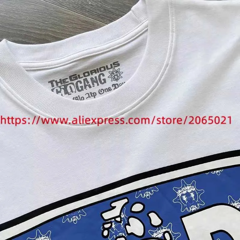 DHgate.com:Oversized Vintage Washed T-Shirt - Glo Gang Boyz
