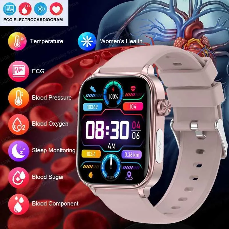 Ecg Heart Rate Variability Smart Watch ECG Watches: Advanced