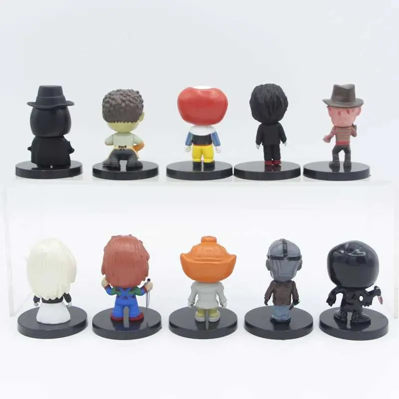 Horror Movie Icons Action Figure Set - PVC Model Collection