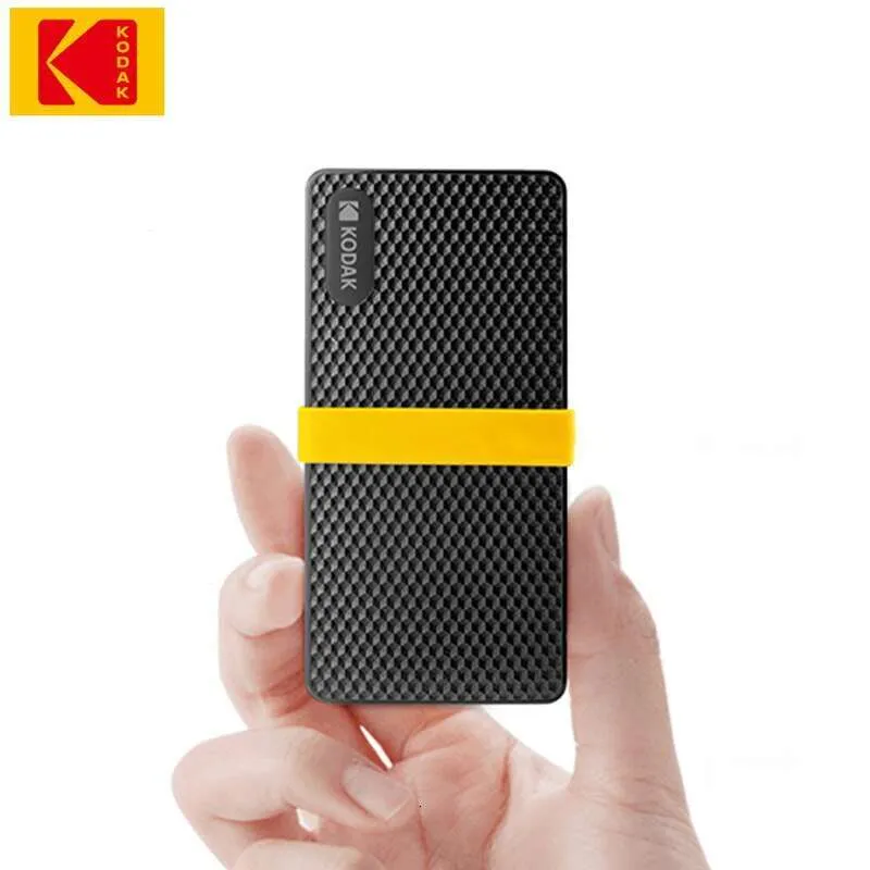 Kodak X200 Portable SSD 2TB 1TB USB 3.1 Type C External Hard Disk 512GB 256GB Solid State Drive For PS4 Laptop book PC