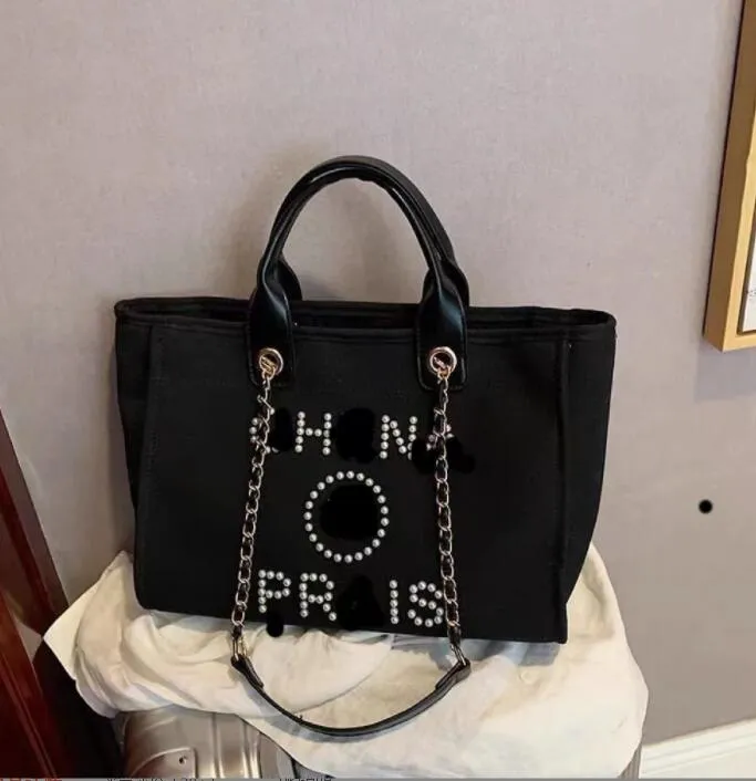 High Quality Designer Leather Tote Canvas Tote Bags With Flower  