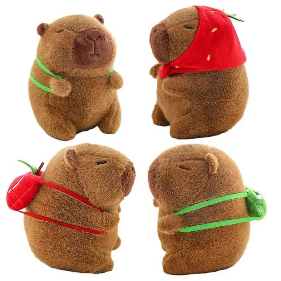 Capybara Plush Toy Animal Relleno Muñeca Suave De 20 Cm Con
