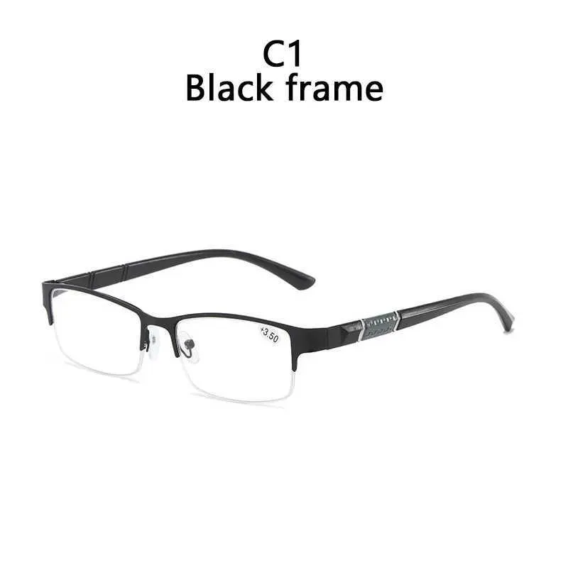 Herren Bifokale Lesebrille Übergang Photochrome Gold Leser + 1,0