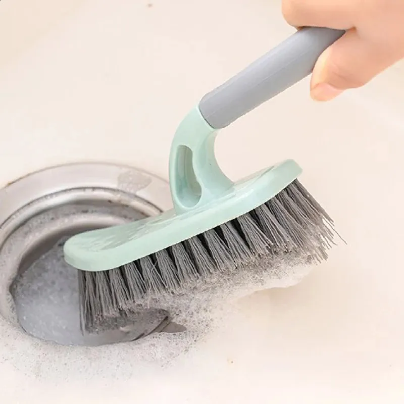 Epsilon Bathroom Tile Cleaning Brush With Long Handle 2 In 1 Toilet - View #2