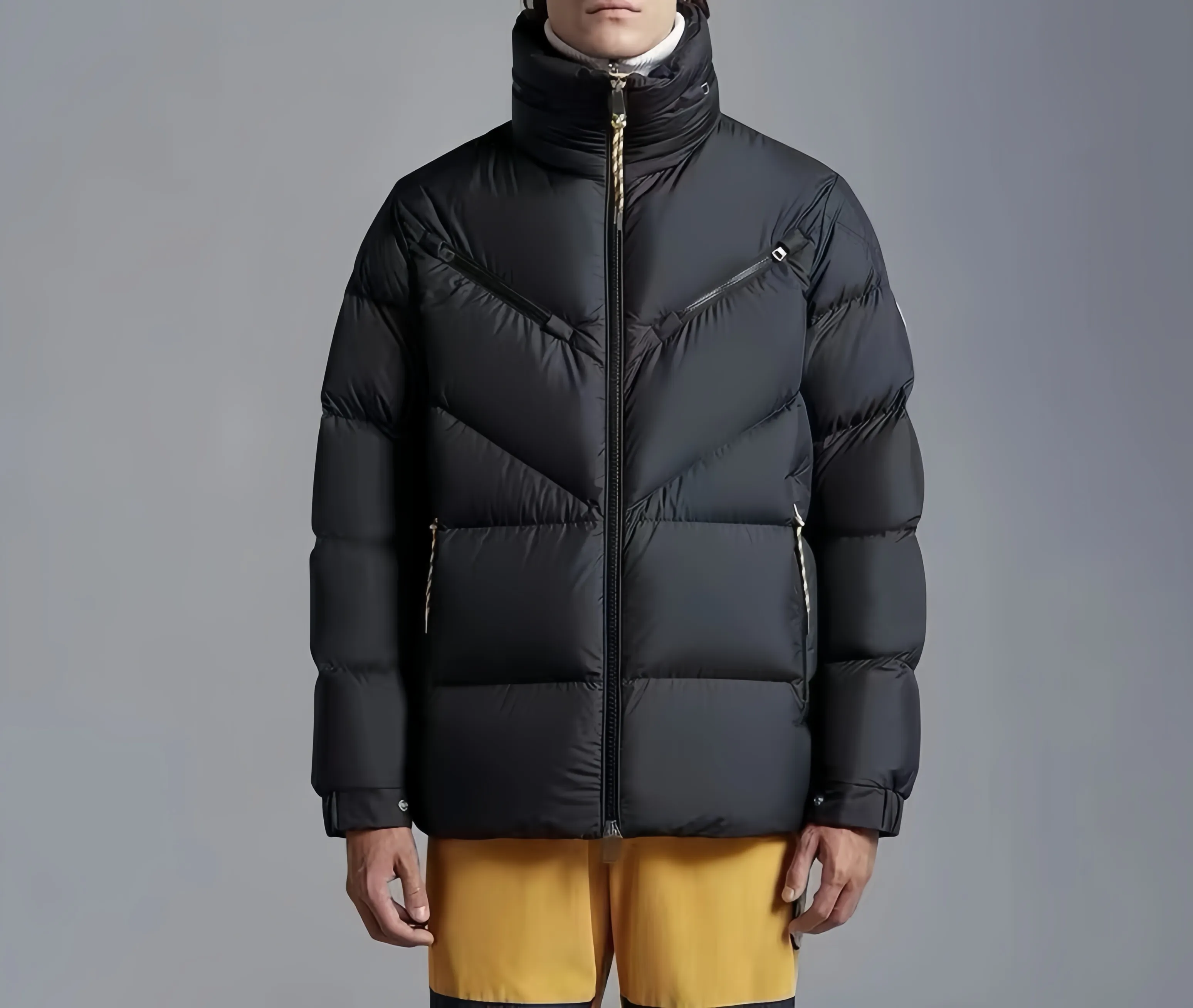 Men s Down Jacket Boutique Designer Autumn And Winter Zipper Hooded Down Jacket Cold Resistant Warm And Casual Thick Jacket Maximum Size Can Wear 100