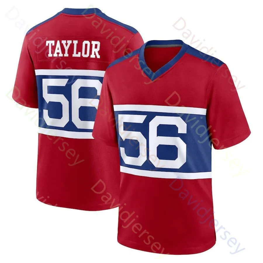 Personalized American Football Shirts Featuring Malik Nabers Kayvon Thibodeaux Dexter Lawrence II Daniel Jones Brian Burns Devin Singletary Jalin Hyatt Lawrence Taylor Gray Strahan And Lock From David...