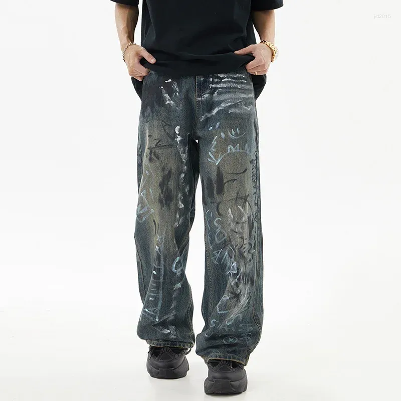 パンツ BLADE GRAFFITI LOOSE FIT JEANS OPIUM BLADE GRAFFITI LOOSE FIT JEANS OPIUM 💥 Dirty Painted