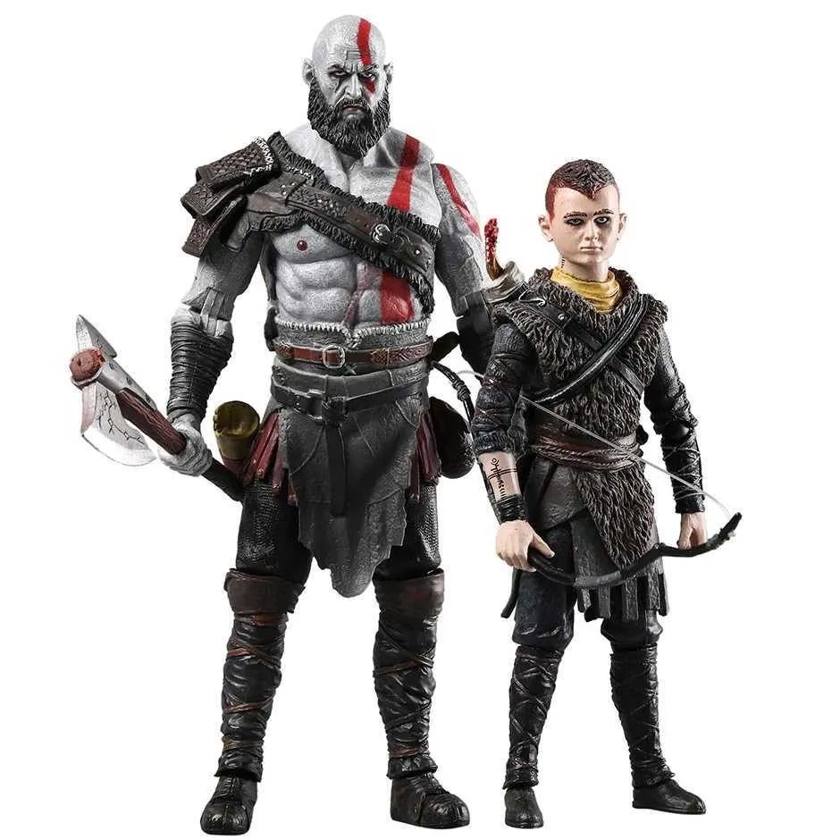 ゴッドオブウォー ラグナロク Kritos , Atreus Figurines Kratos and Atreus Video Game God of War Ragnarok