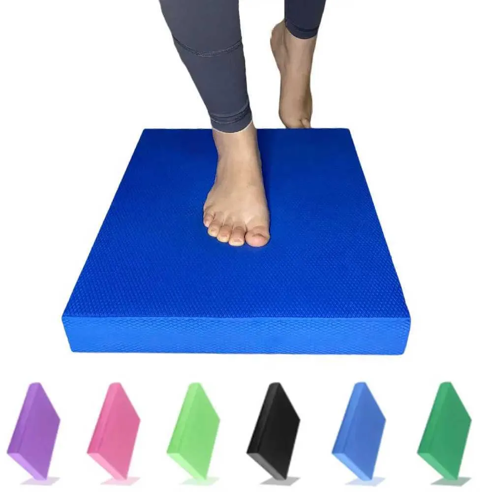 BalanceFrom All-Purpose 1/2 In. High Density Foam Exercise Yoga Mat Anti-Tear With Carrying Strap, Purple