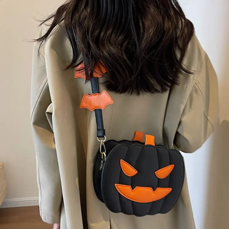 Halloween Pumpkin Crossbody Bag: Premium Quality, Spooky
