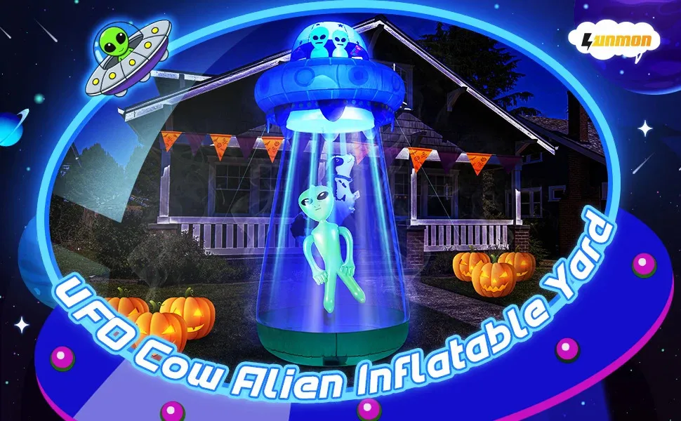 Alien ballon | Ruimtefeest decoratie voor carnaval