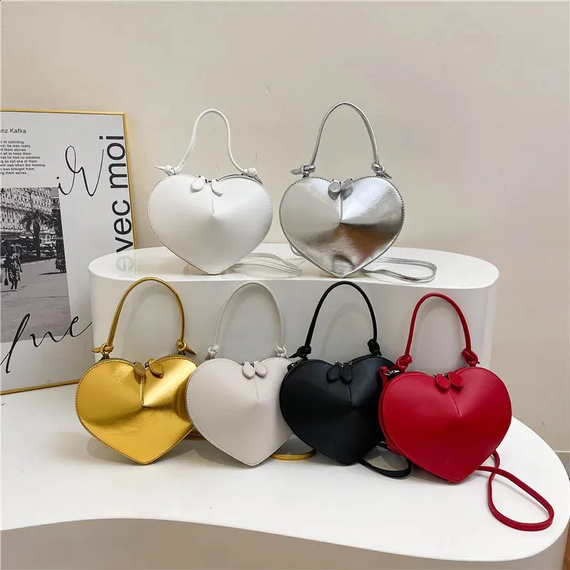 Red, Black, And Golden Love Heart Tote Heart Bag Small Red, Black, And Golden Love Heart Tote Heart Bag Small