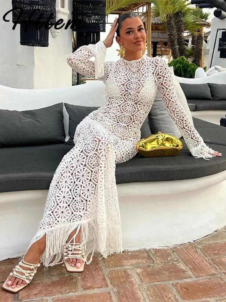 knitted ribbed maxi dress Provence Dress