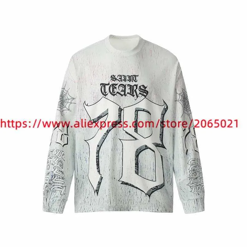 SAINT Tears Mxxxxxx TEARS Saint Denim DENIM - Tシャツ XL 人気