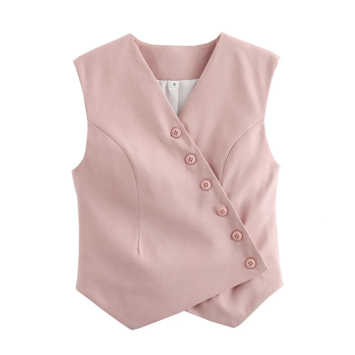 Asymmetrical One Shoulder Vest