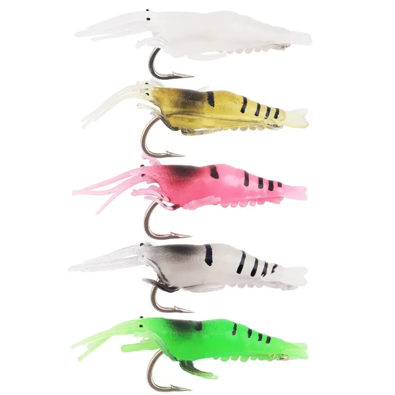 Five Color Simulation Silicone Fishing Shrimp Lure with Luminous Feature for Micro Fishing from Dhgate Outdoor Gadgets - price 4.46 Five Color Simulation Silicone Fishing Shrimp Lure with Luminous Feature for Micro Fishing from Dhgate Outdoor Gadgets - price 4.46