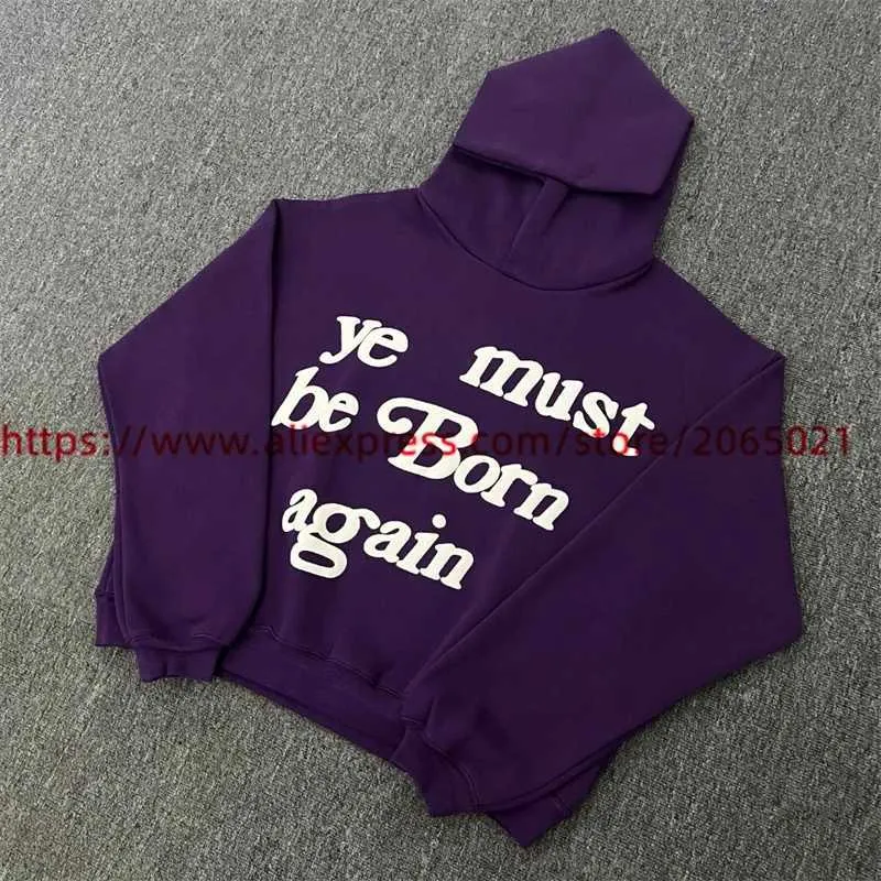 希少　CPFM born again hoodie purple CPFM Cactus Plant Flea Market Hoodie Ye Must Be Born Again