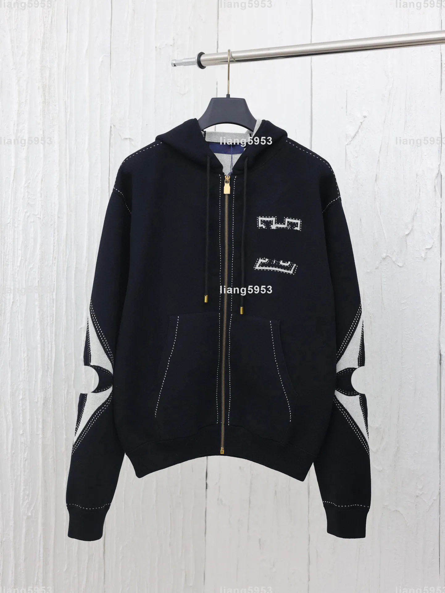 Mens Casual Short Sleeve Shirt Shorts Set Black White - Main Image