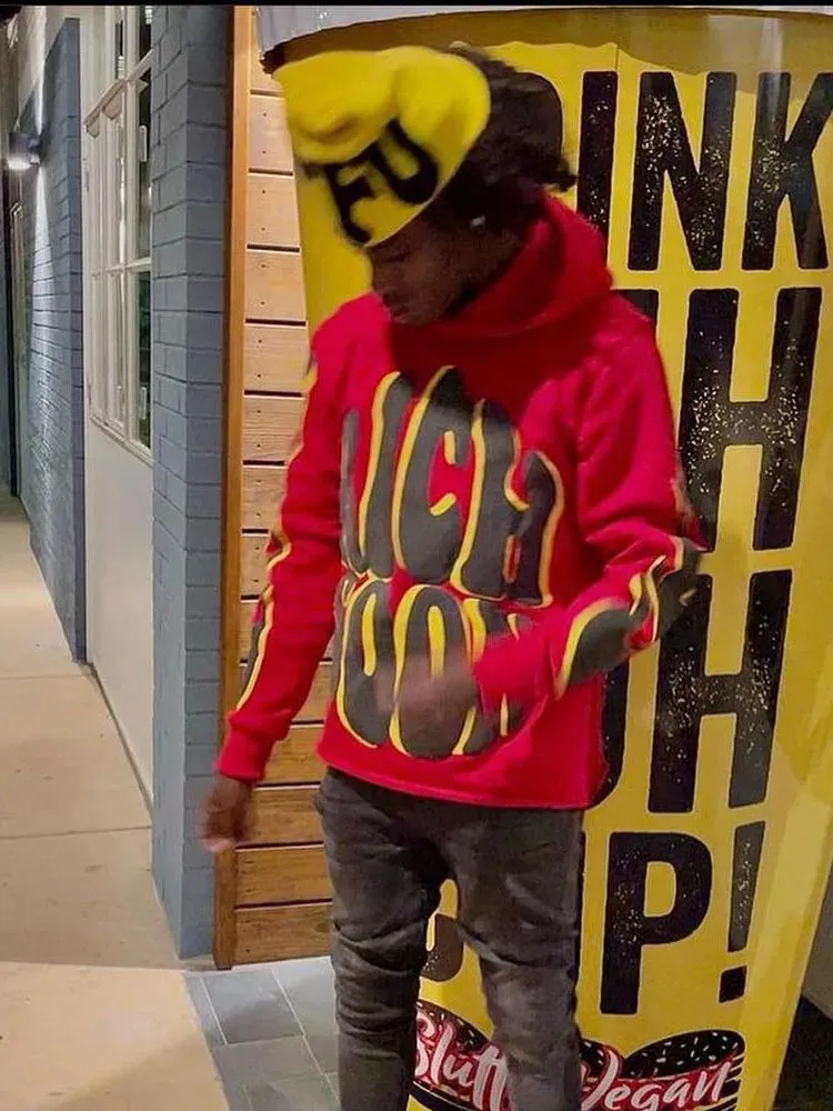 High Street Y2K Flame Zipper Hoodie – Unisex Red From