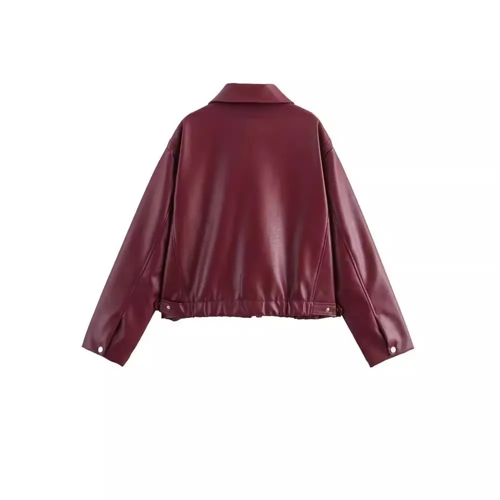 FAUX LEATHER MINIMAL ジャケット、 FAUX LEATHER MINIMAL ジャケット、