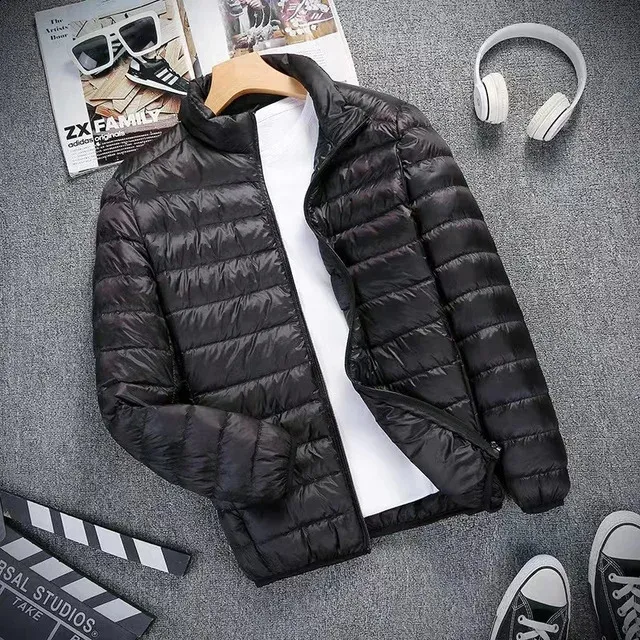 ジャケット Mens Ultra-Lightweight Packable Down Jacket - Water & Wind