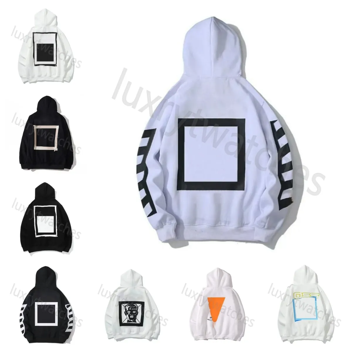 Designer Mens off white hoody Hoodie Hip Hop Streetwears man womens designer Skateboards Hoodys Street Pullover Sweatshirts Clothes Offs Oversized