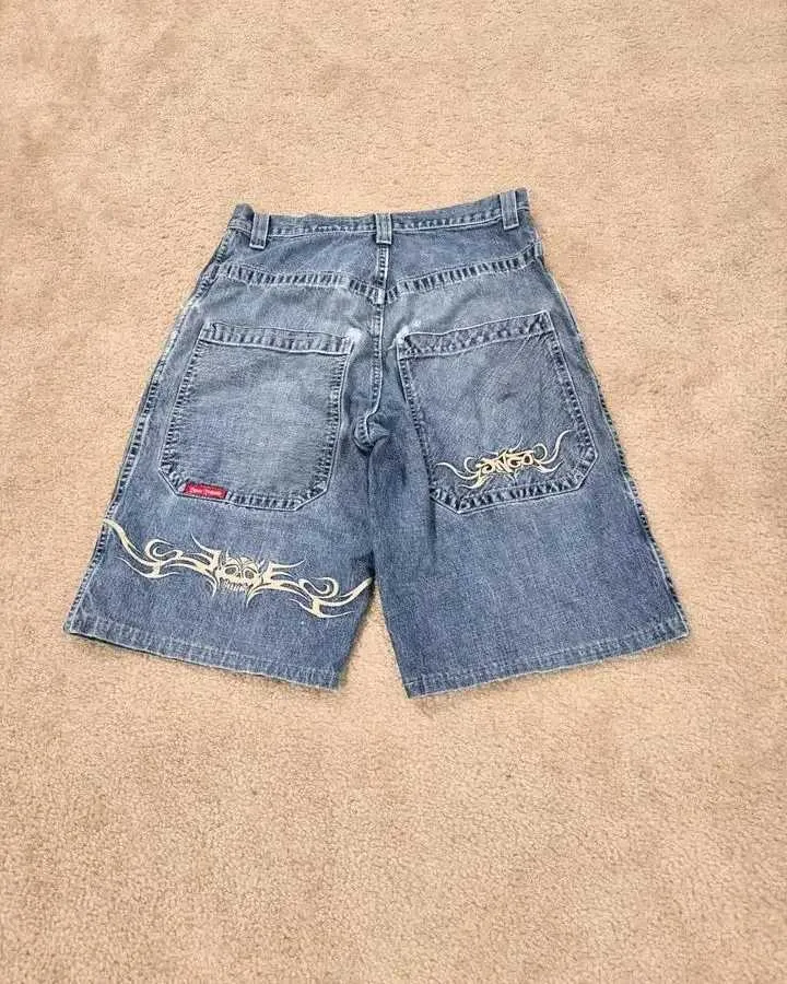 snake pattern old shorts y2k archive