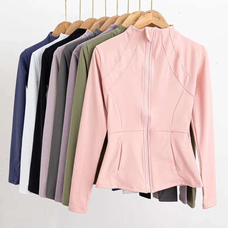 Warm Yoga Hoodies Sweatshirts and Yoga Pants Women Sweatwear Fall Winter Casual Top Fashion Outwear Jacket 28906 28909 28987 28988