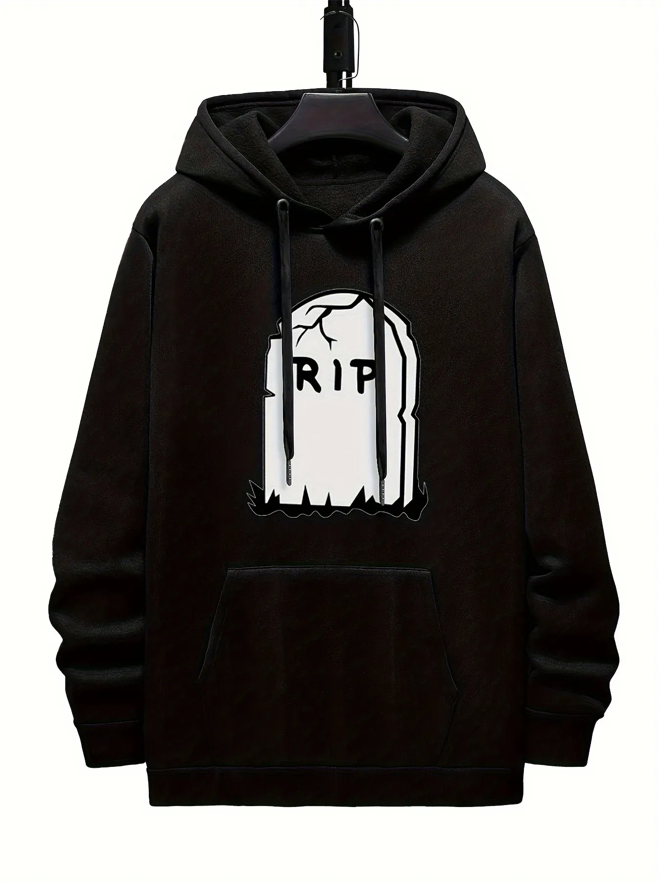 Sudadera Con Sudadera Con Estampado RIP Para Hombres: Sudadera