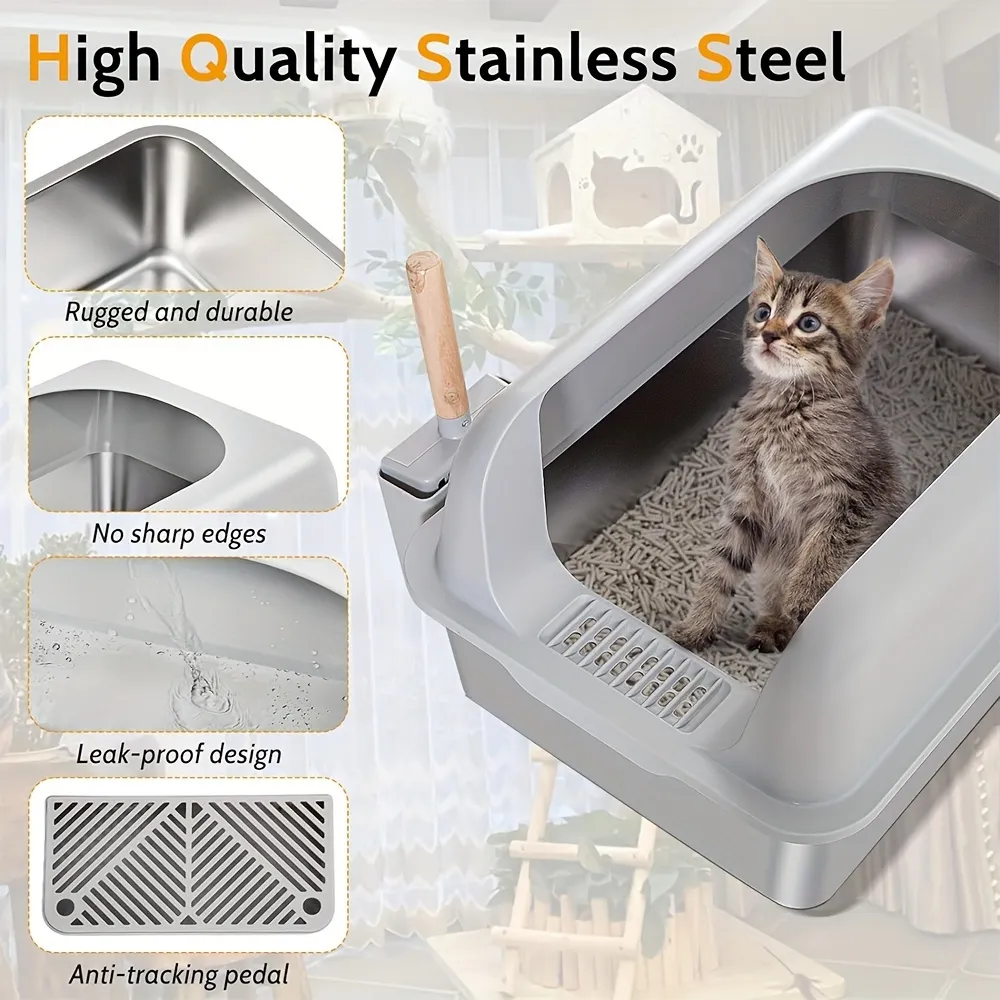 Non stick cat litter box hotsell
