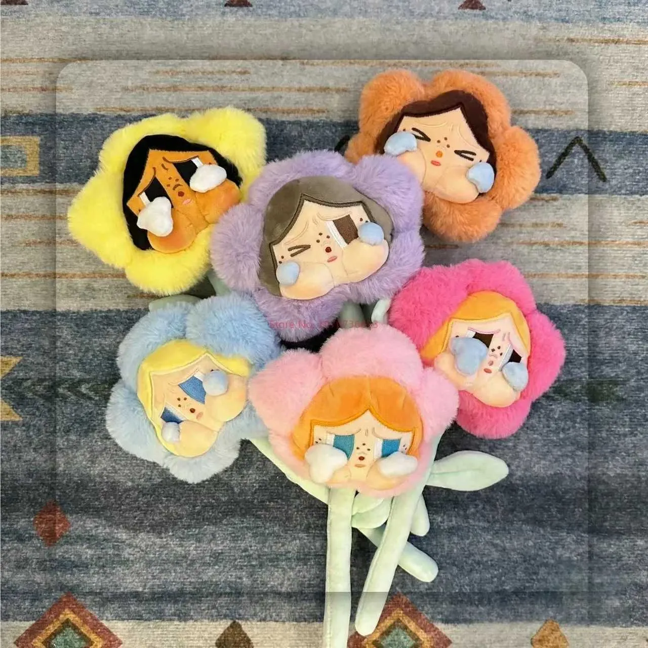Blind Box Crybaby Sad Club Series Plush Flower 1/6 Scale Model Toy