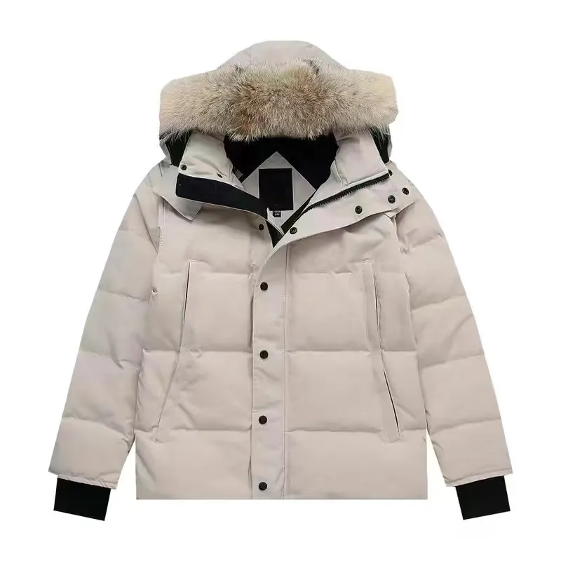 mens Winter Large pockets goosee down puffer jacket fashion couples clothings brand women's outdoor jackets Hooded new_voghion.com