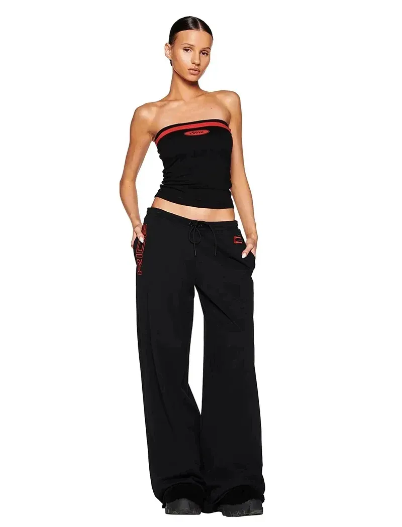 Am Gia Strapless Top And Straight Leg Pants Tracksuit... From Egolink ...