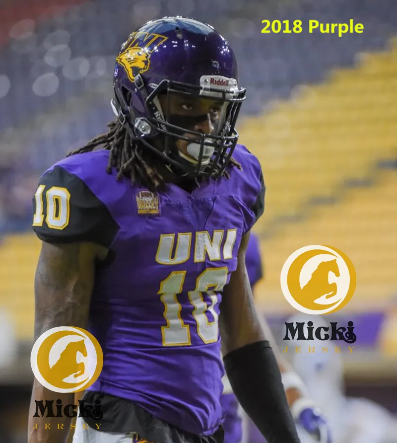 Stitched Northern Iowa Panthers Purple Football Kits Featuring Kurt Warner Trevor Penning Drew Daniel Jaxon Dailey Tye Edwards And Kyle Kelly Numbers 13 70 33 4 2 77 From Vetements of shoe 22.39 DHgat...