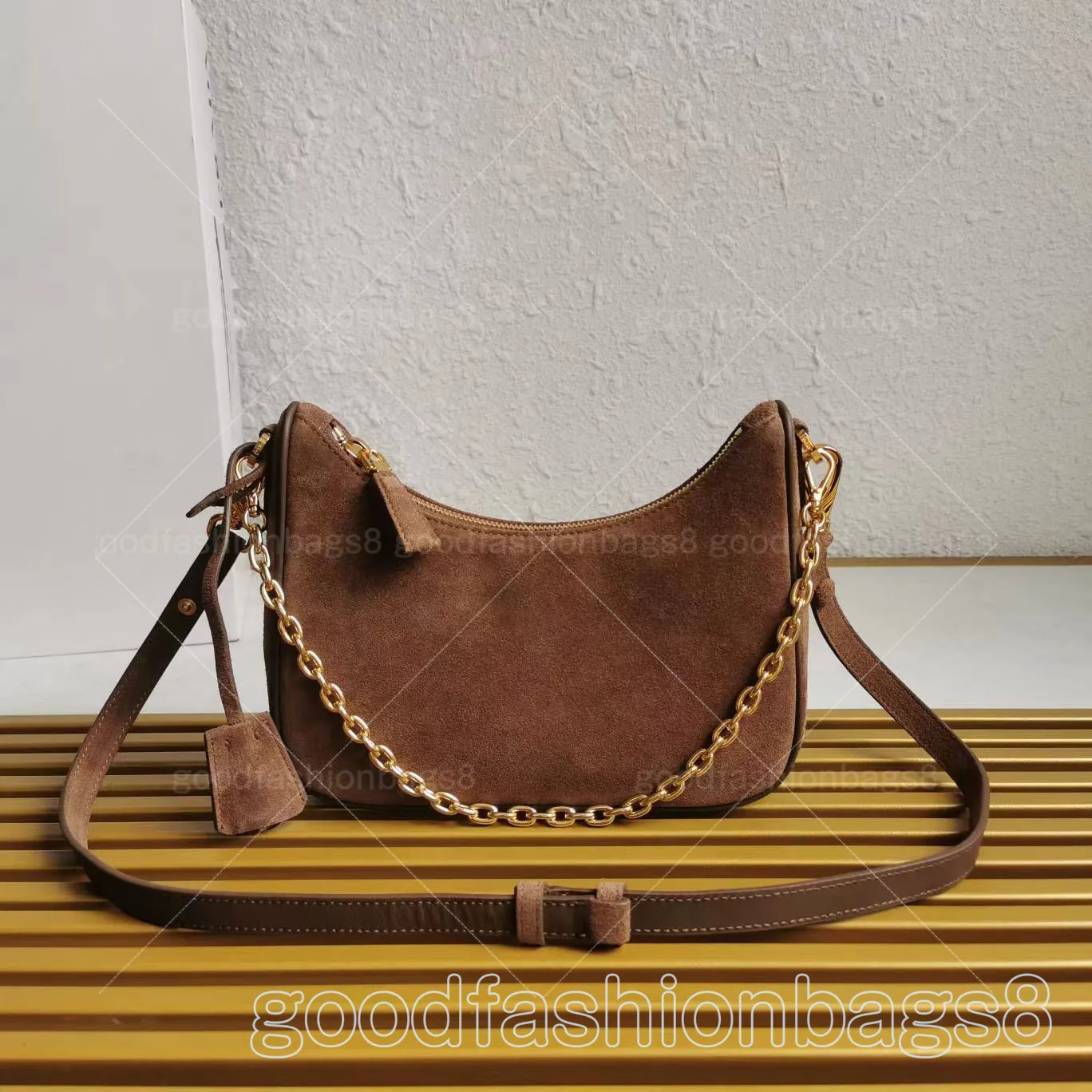 トートバッグ by FAR Brown leather mini Ami handbag DHgate.com:Arque Suede Leather Mini Tote Bag with Mirror