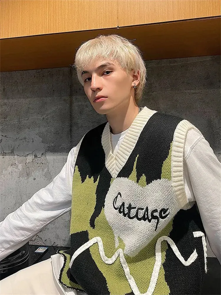 アウターその他 +AMBLER+ Jump up super star sweater knit vest black AKN502 AMBLER】Jump up, super star! Sweater knit vest /追跡付