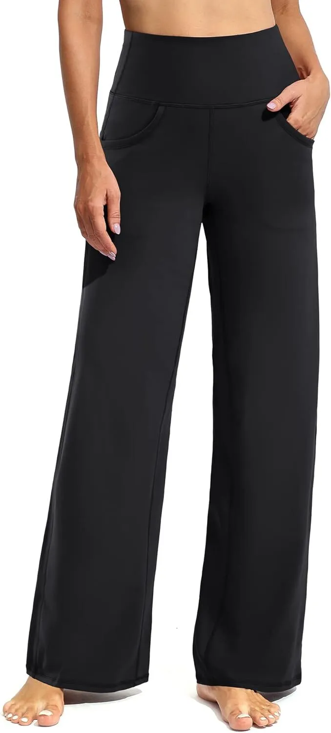 Divhosrg Wide Leg Pants For Women Loose Yoga Pants With Pockets Petite Regular Tall Stretch Casual Lounge Pants Black S 140cd85b 07ba 4882 8204 8d559a543c8b.1a02376cf2e8236ea7688d13810796d0