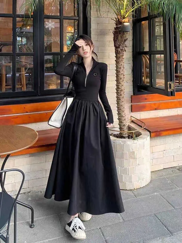 black casual dress outfit Gable Midi: Effie Kats S